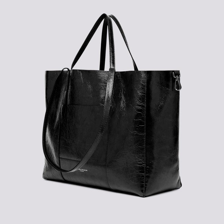 Borsa Super Light in Naplack nero