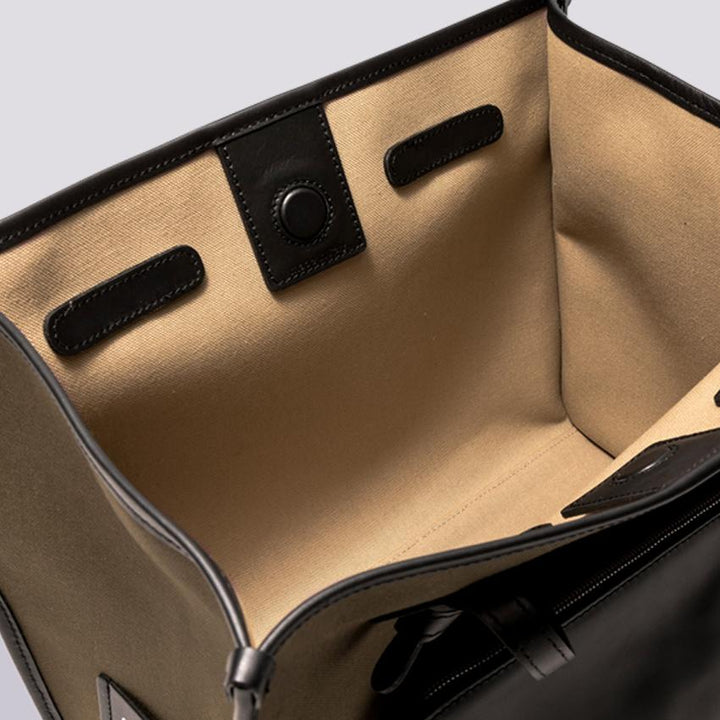 Borsa Shopping Marcella in canvas militare