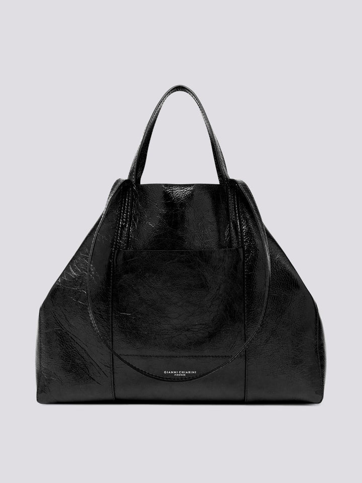 Borsa Super Light in Naplack nero