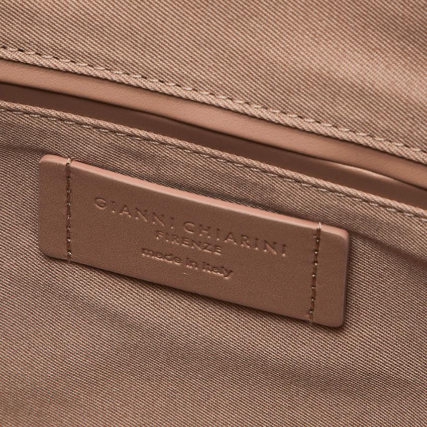 Borsa Alicudi in suede light grey