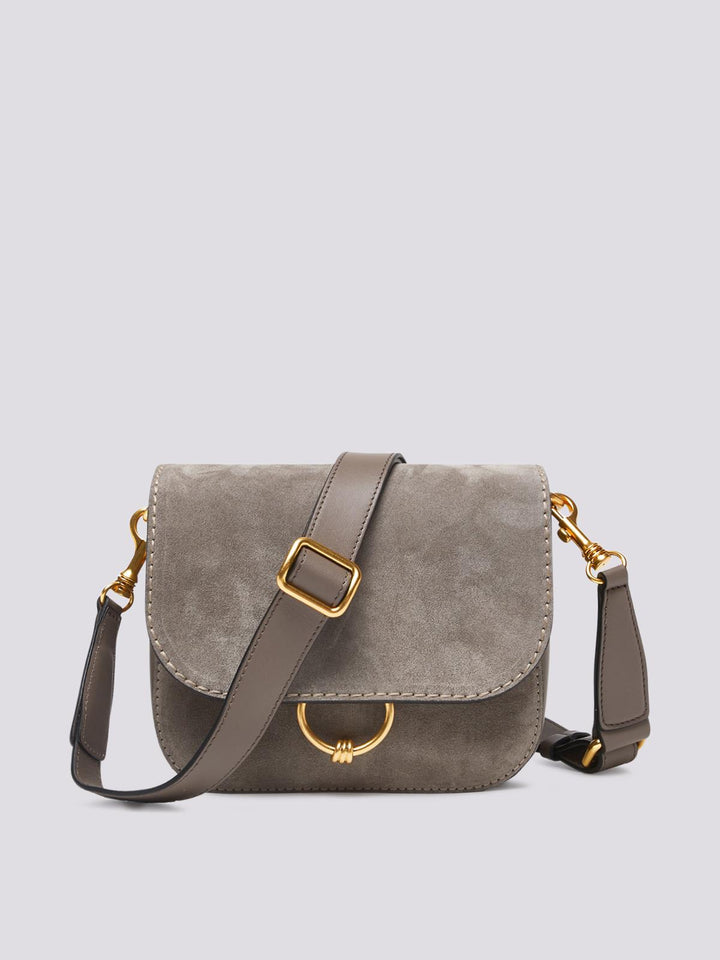 BORSA tracolla Meg In suede light grey
