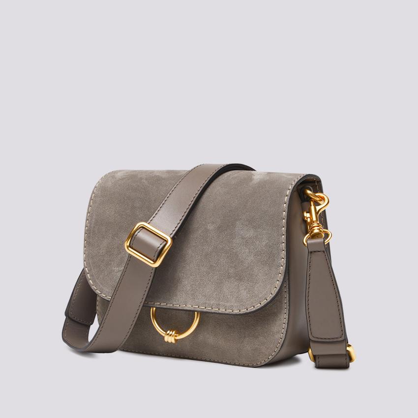 BORSA tracolla Meg In suede light grey